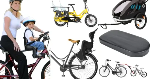 How do you carry a child on a bike?