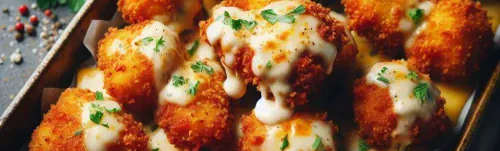 Cheesy Baked Chicken Nuggets